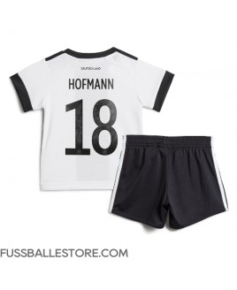 Günstige Deutschland Jonas Hofmann #18 Heimtrikotsatz Kinder WM 2022 Kurzarm (+ Kurze Hosen)